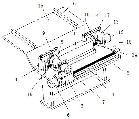 Plate polishing and edge sawing device for fire-fighting box body production line