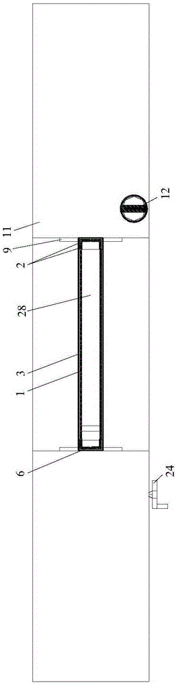 Similar material simulation test device and method
