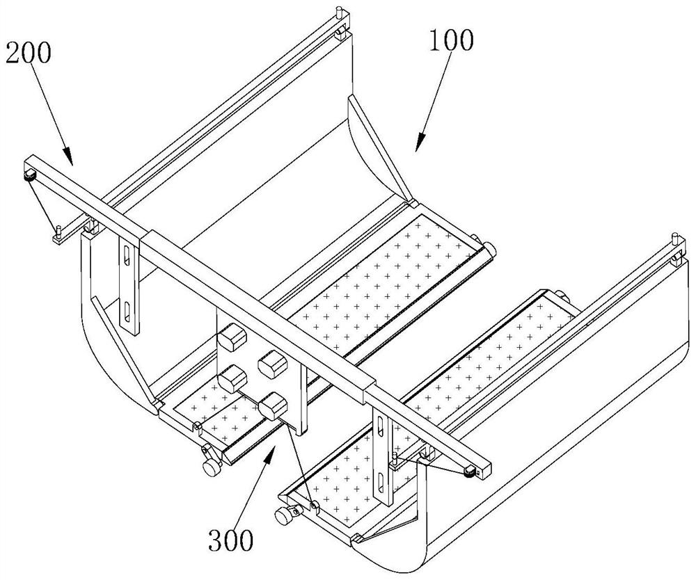 Multifunctional clamping system for forklift