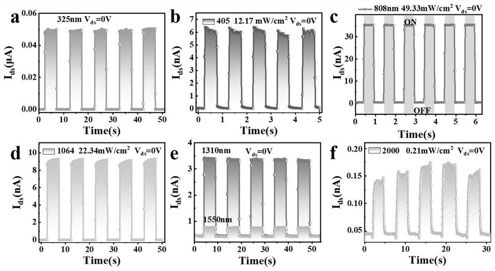 Photoelectric detector based on TaIrTe4/Si heterojunction and preparation method thereof