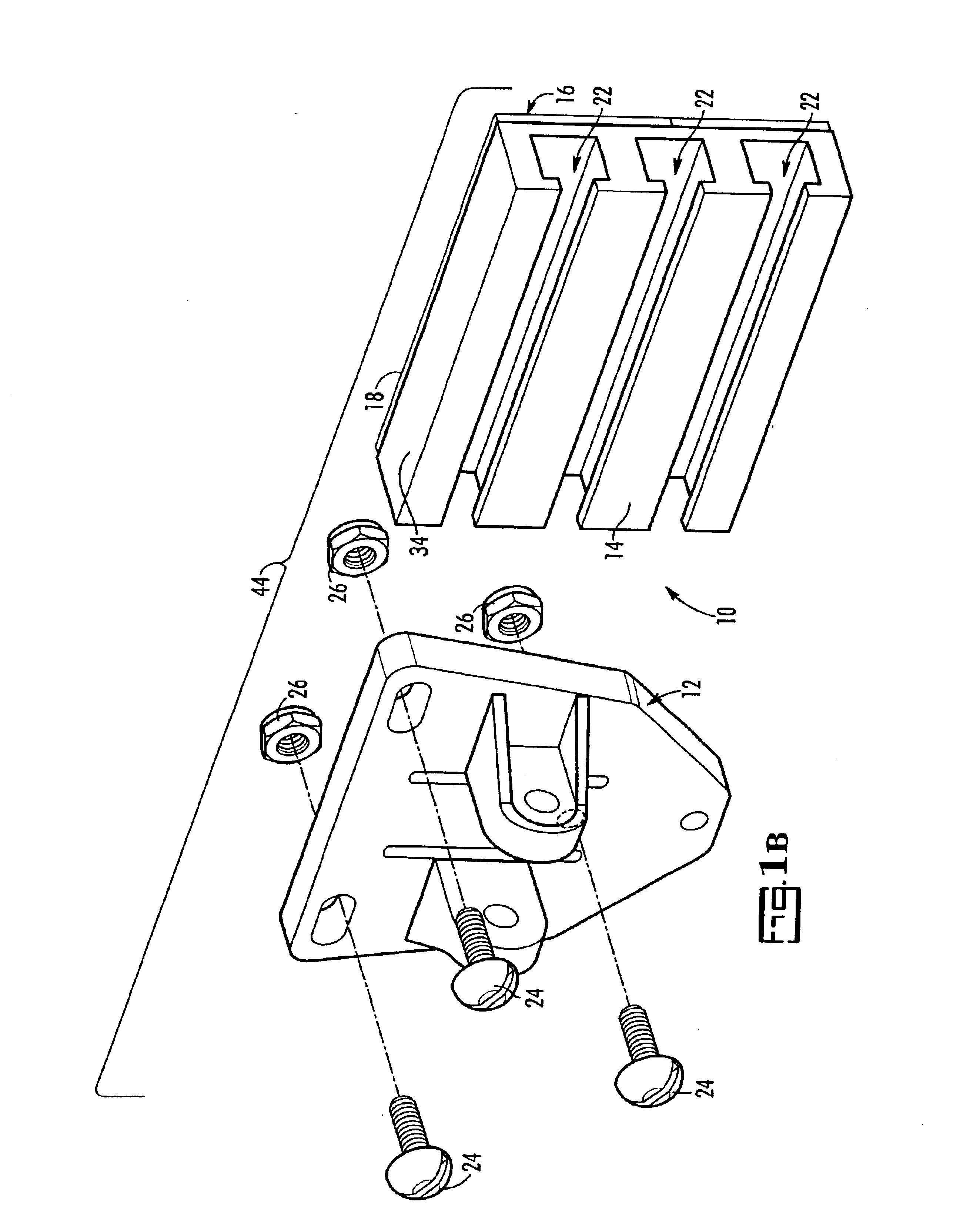 Transducer mounting block