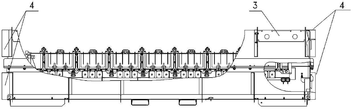 Conveying container for nuclear fuel assemblies