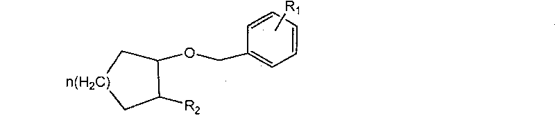 Preparation method of aliphatic cyclo benzylether