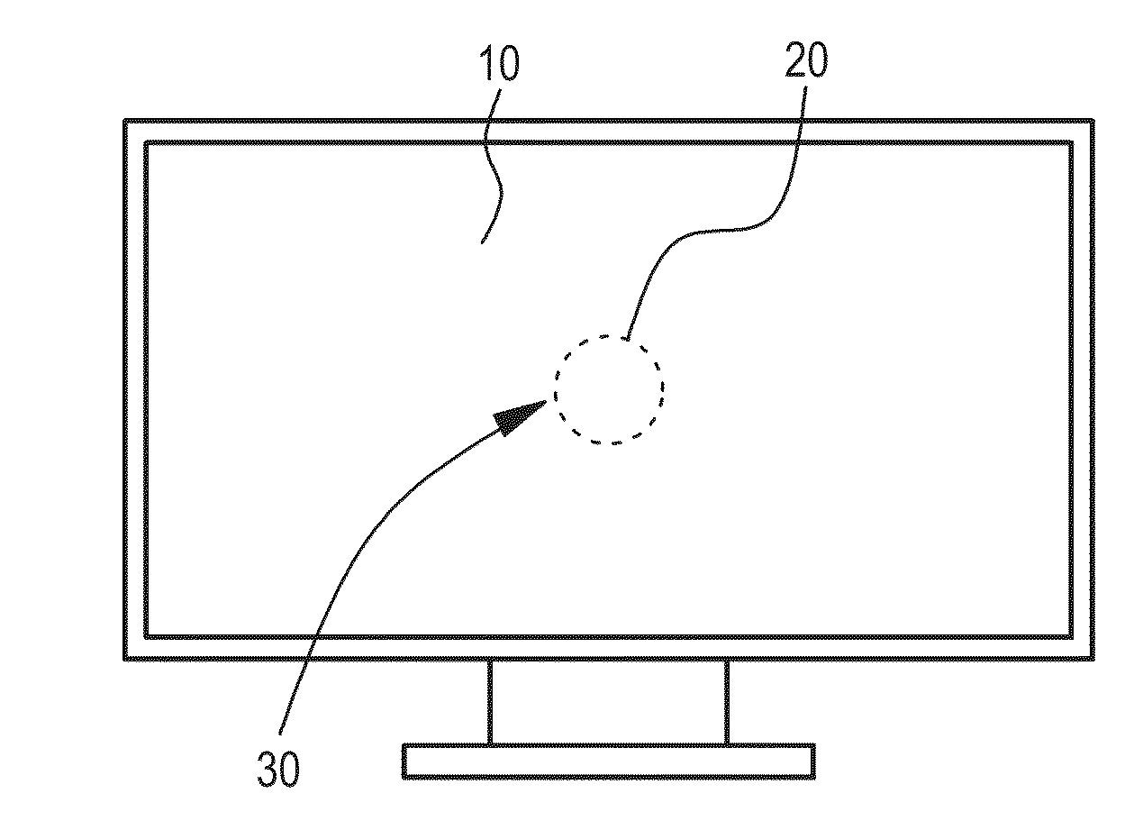 Image display device having imaging device