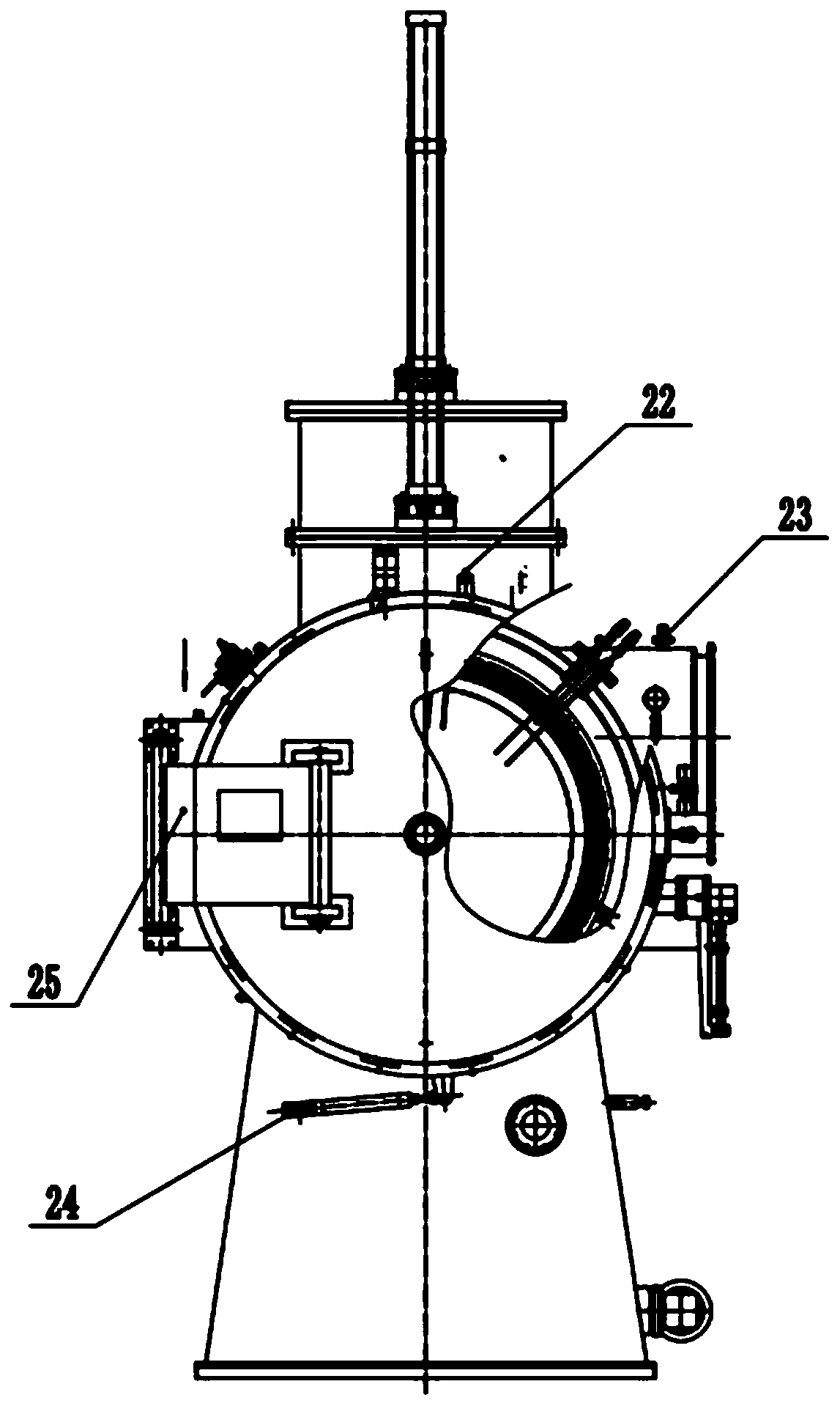 Three-chamber vacuum furnace for high-pressure gas quenching and isothermal salt bath quenching, and use method