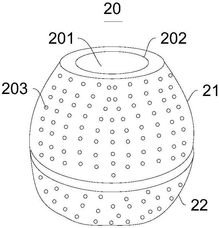 Hatching device and hatching method