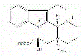 A kind of preparation method of vinpocetine analog