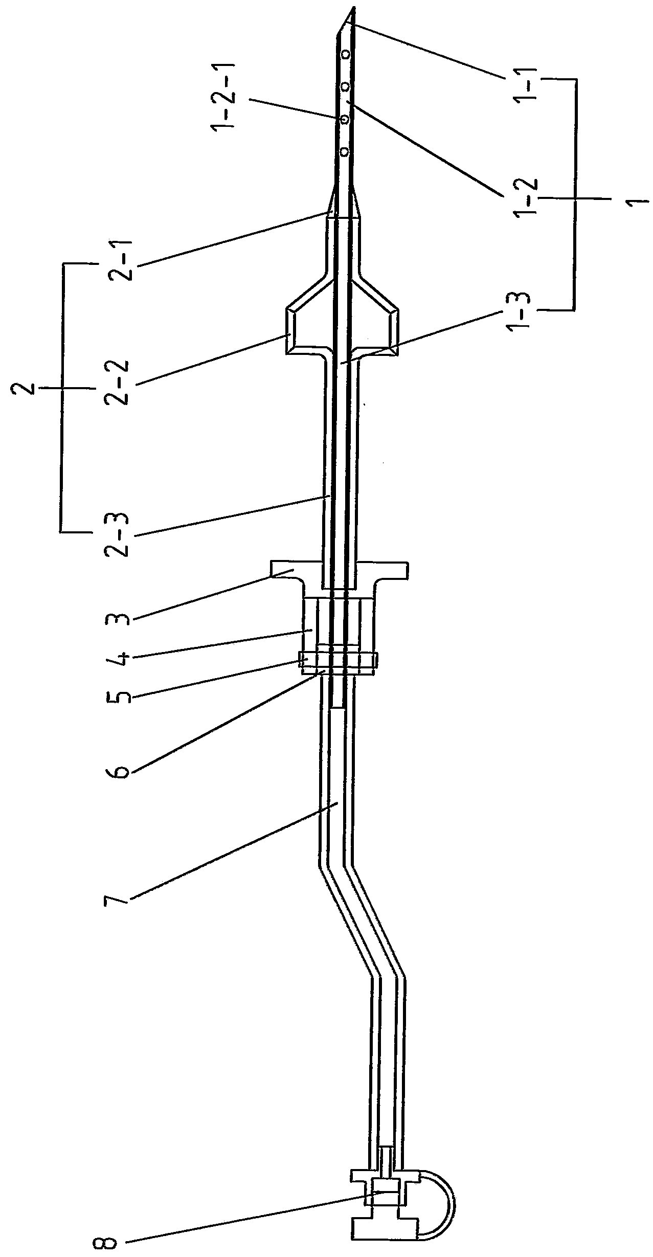 Medical puncture drainage apparatus