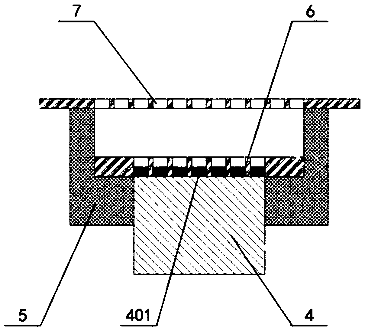 A double-grid controlled cold cathode electron gun and a preparation method thereof