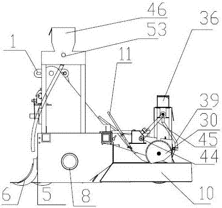 A combined seeder for rapeseed ridge cropping and direct seeding