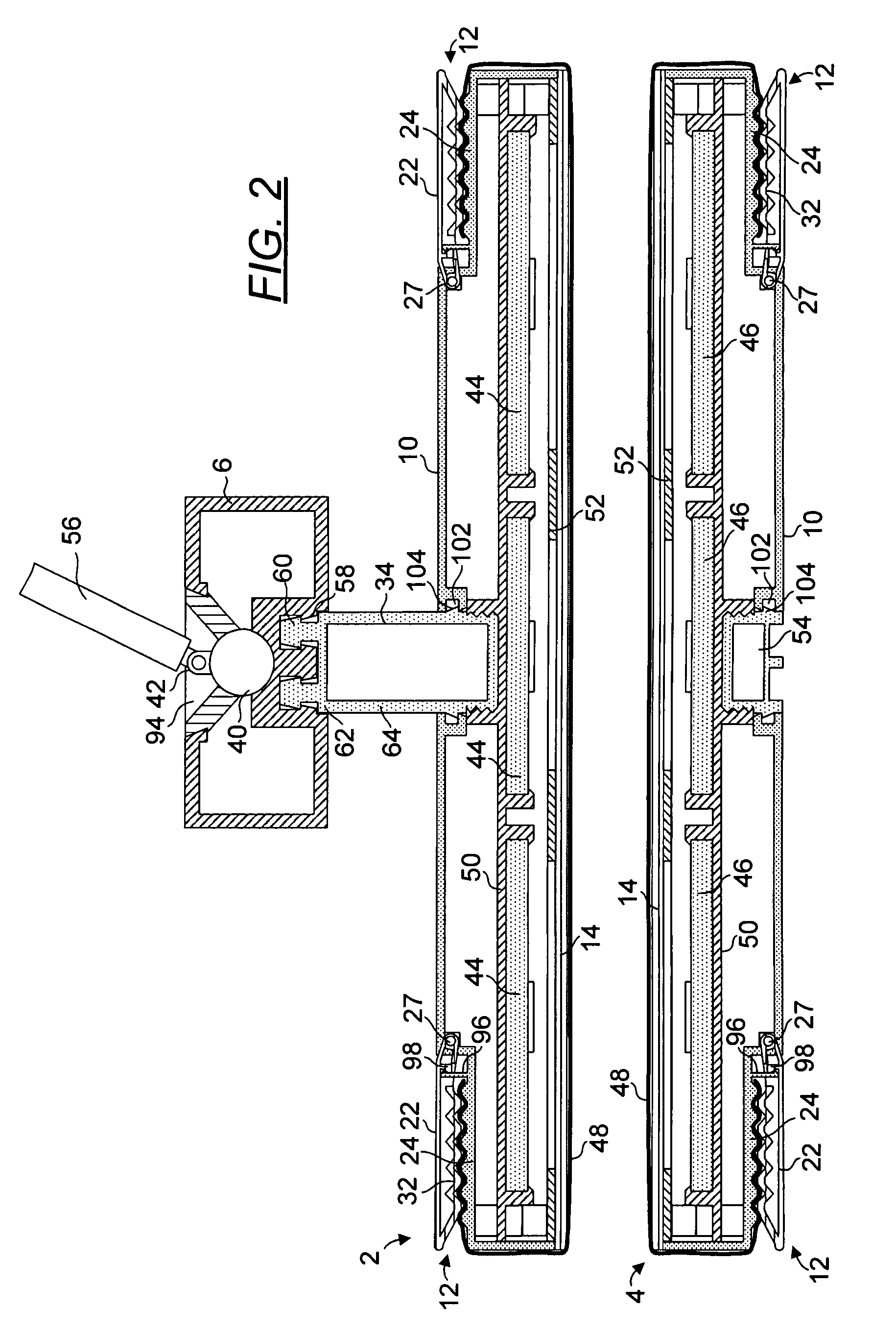 Variable strength magnetic window cleaning device