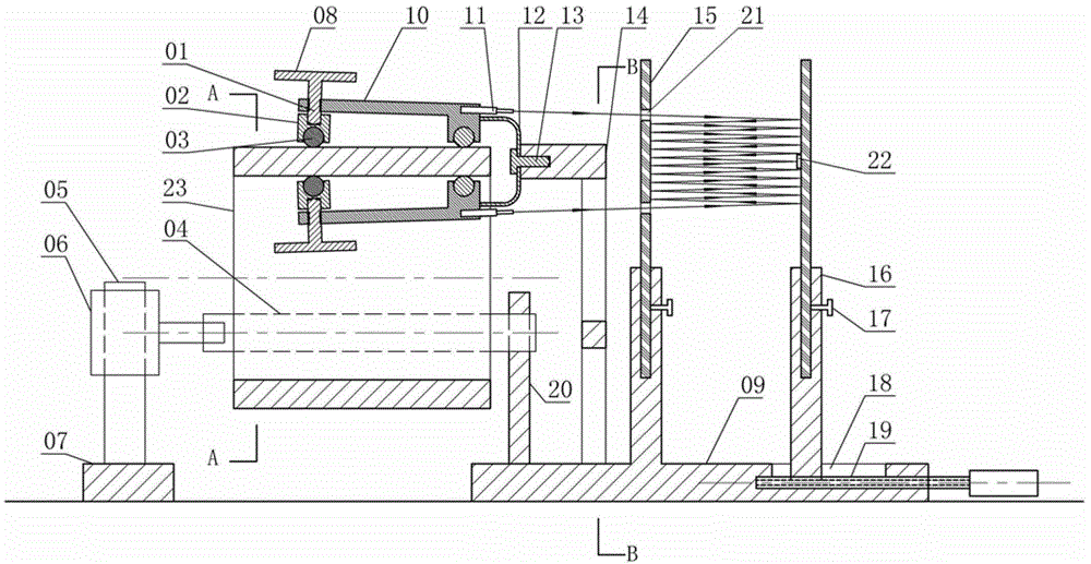 Laser reflective coaxial measuring instrument