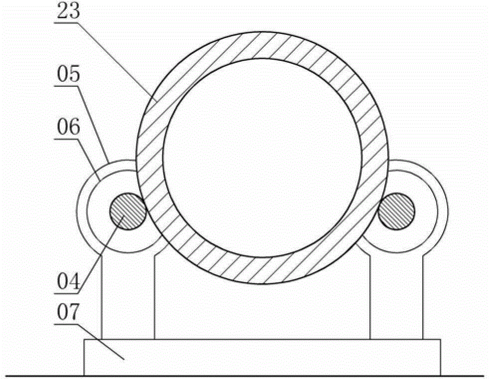 Laser reflective coaxial measuring instrument