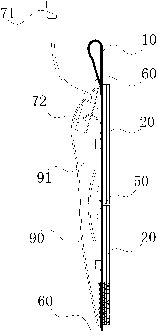 Flexible LED (Light Emitting Diode) display screen