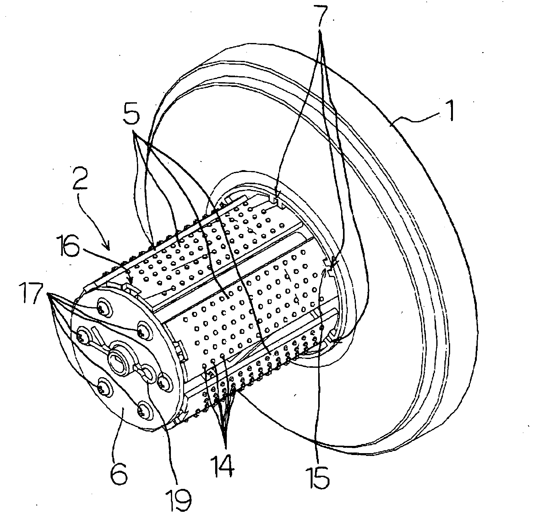 Rolled body holder and recording apparatus