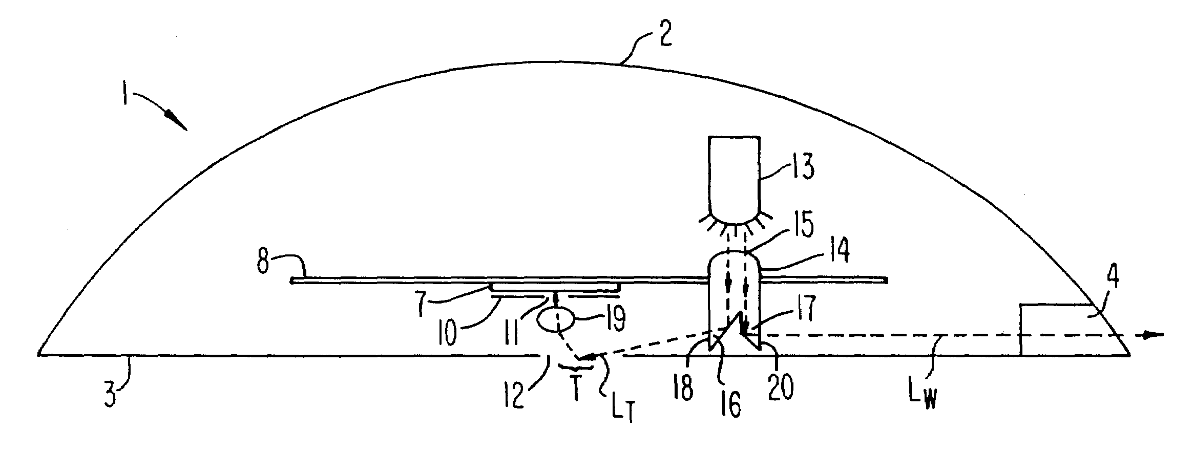 Computer input device with multi-purpose light guide