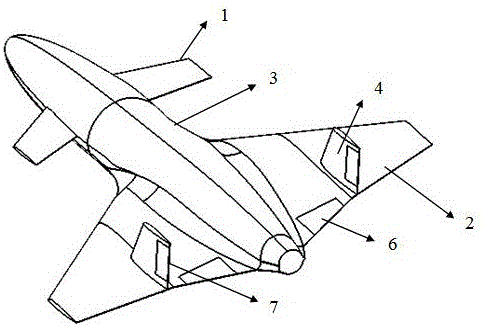 Canard aerodynamic configuration of subsonic-velocity high-maneuver drone aircraft