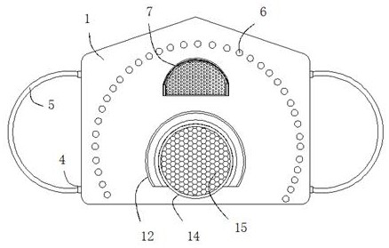 An isolating device for infection department to prevent infection of medical staff