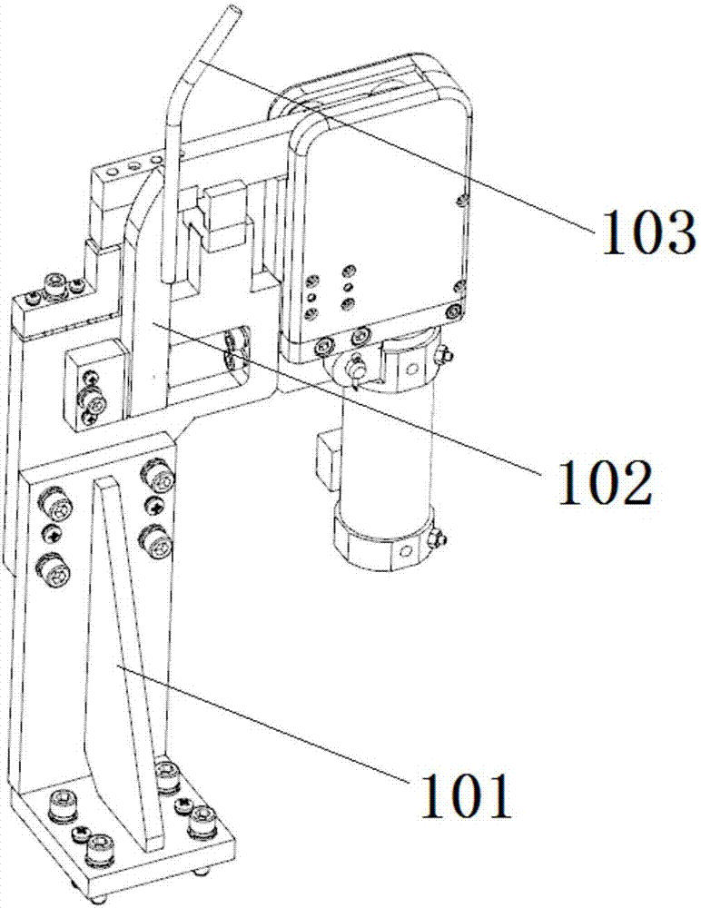 Integrated assembly table of car door welding lines