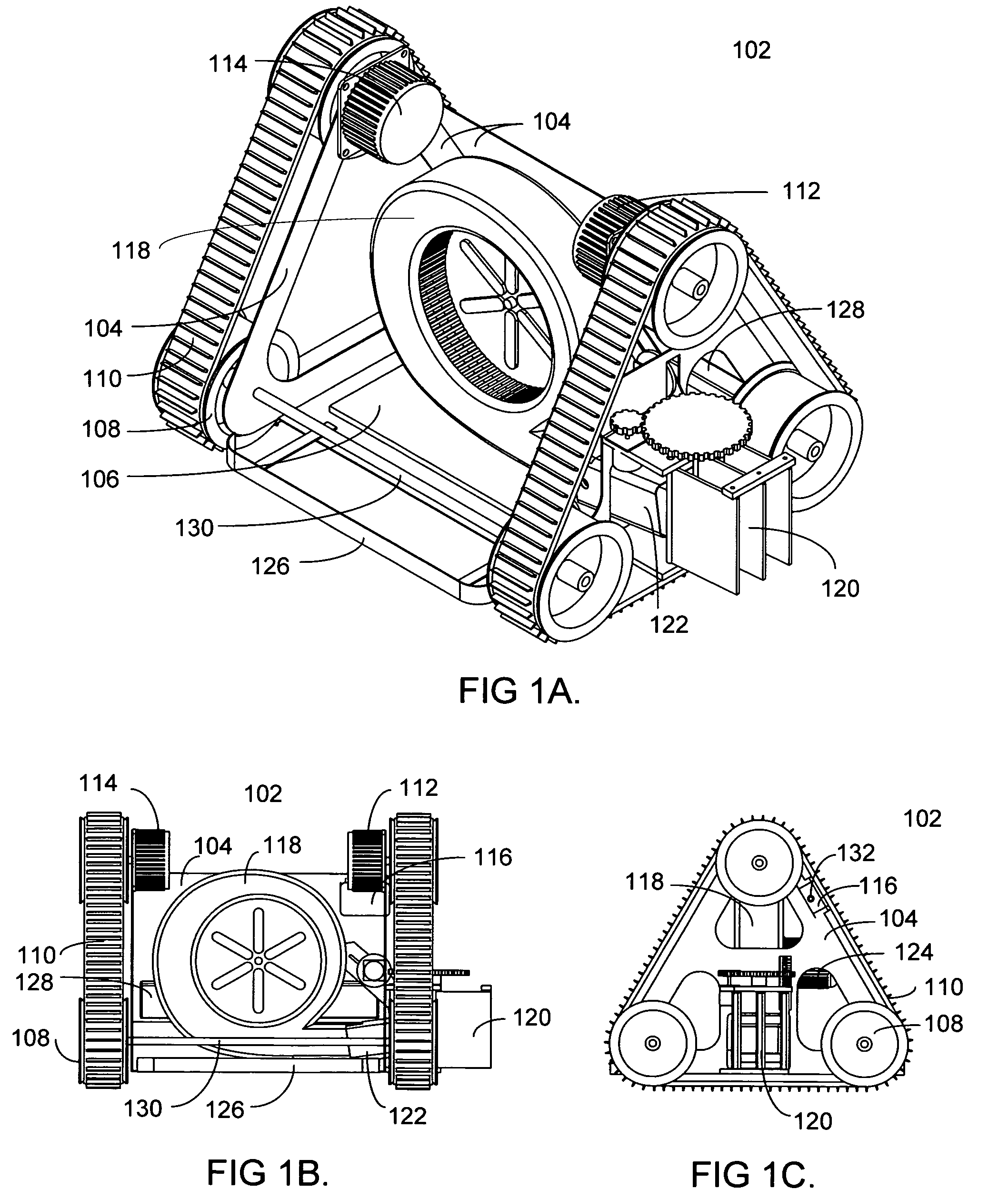 Autonomous blower for debris herding