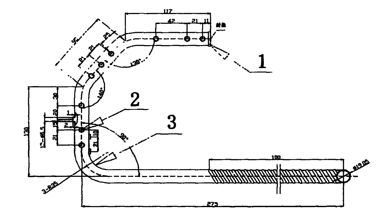 Production method of corrugated gas collecting pipeline member for air-conditioner