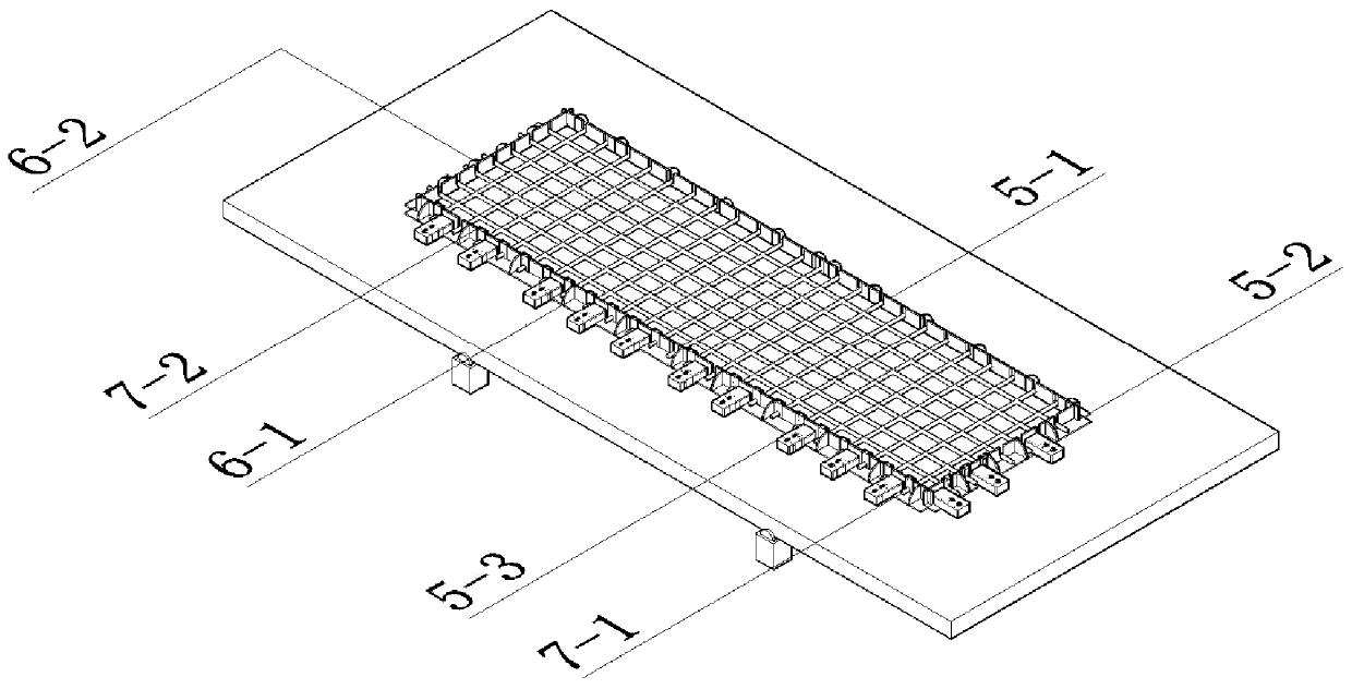 Laminated plate girder factory prefabrication automatic assembly line arrangement structure and production method