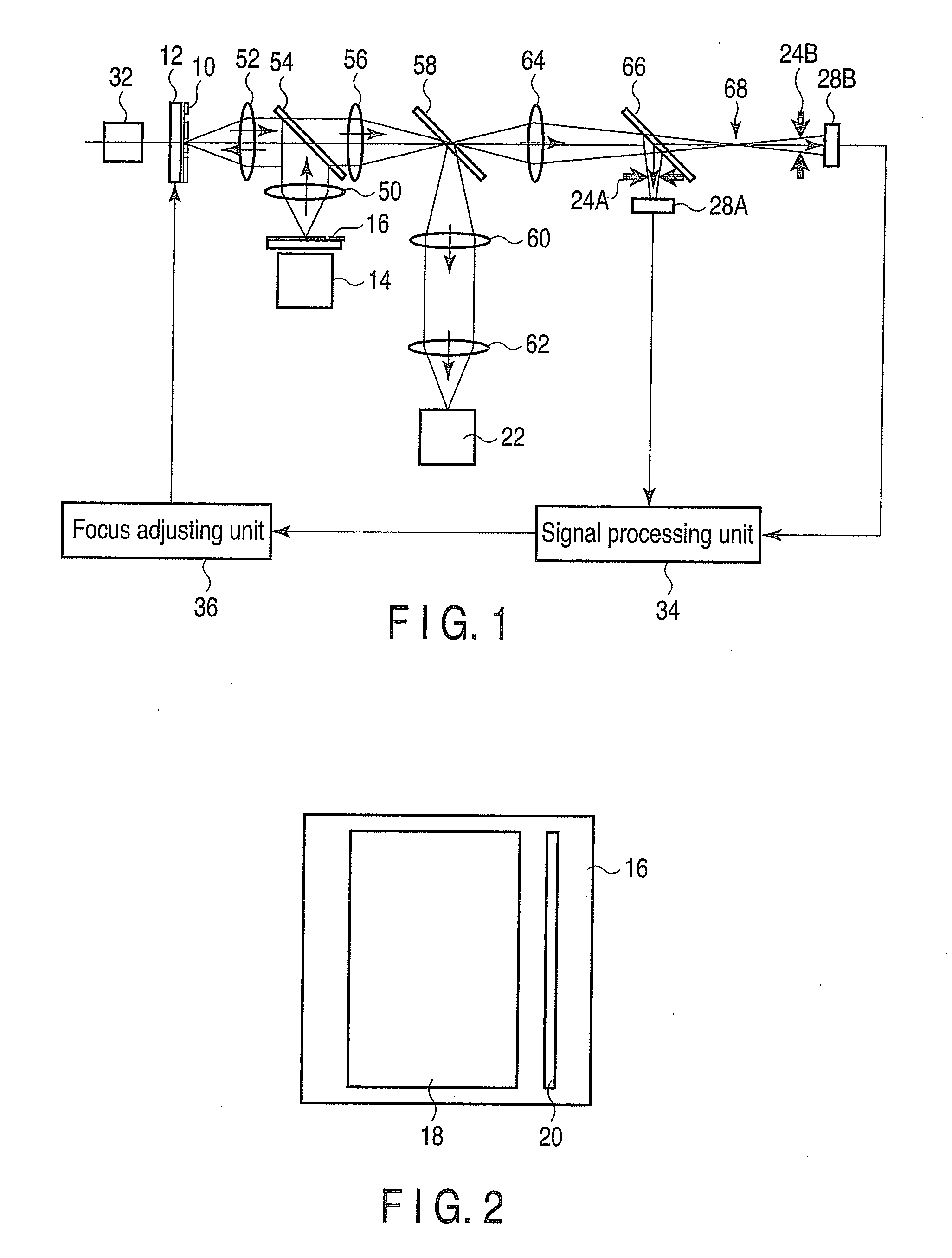 Automatic focus adjusting mechanism and optical image acquisition apparatus