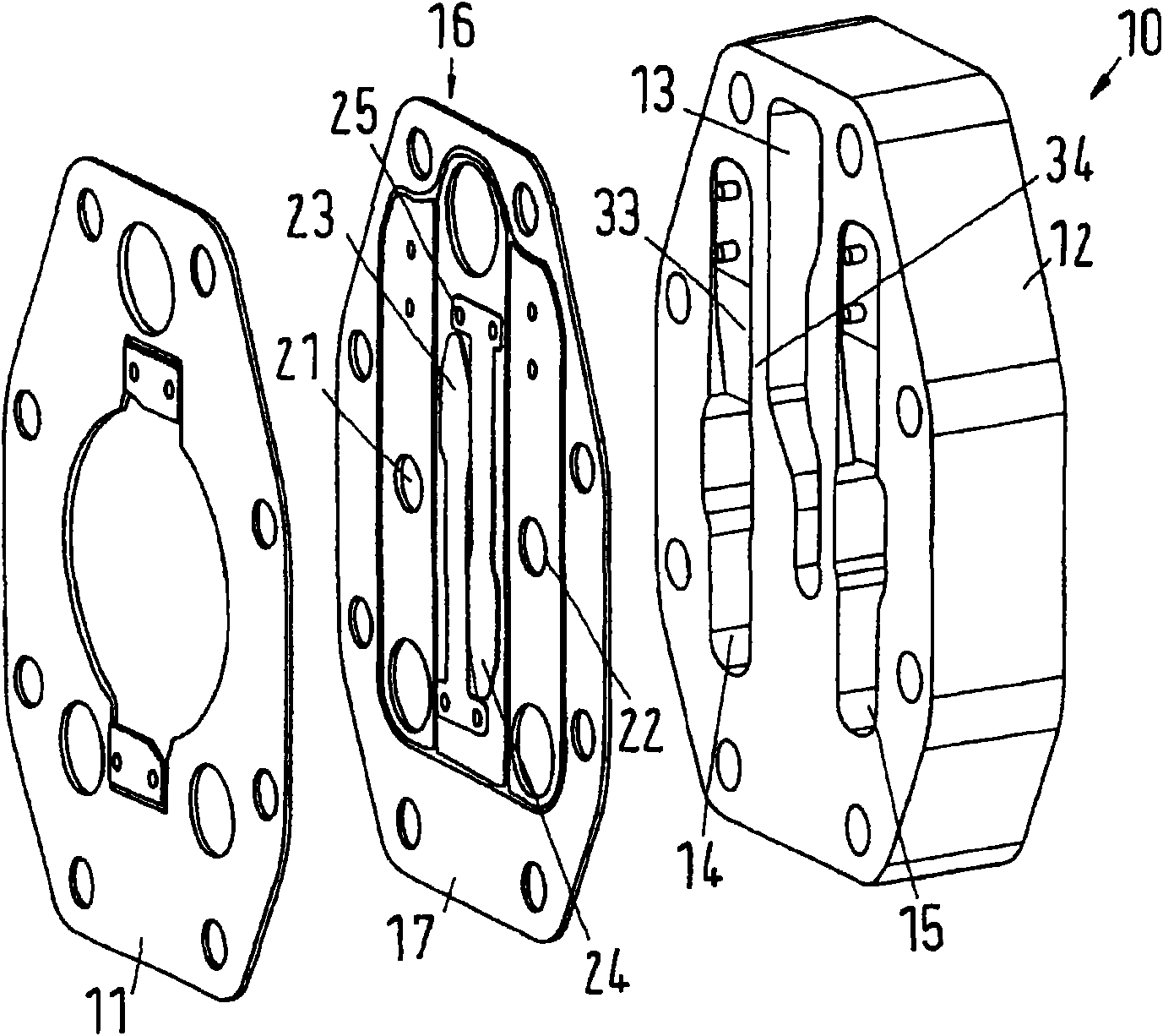 Piston compressor and refrigerant compressor