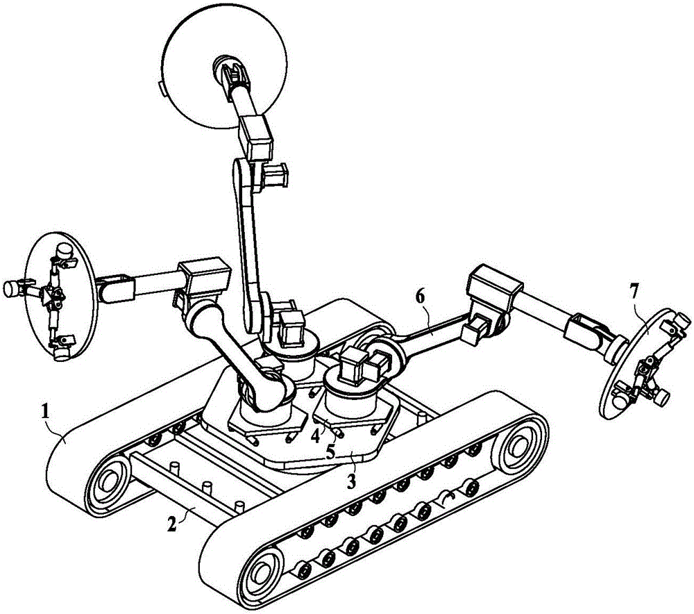 Multifunctional palletizing robot based on Stewart parallel connection platform