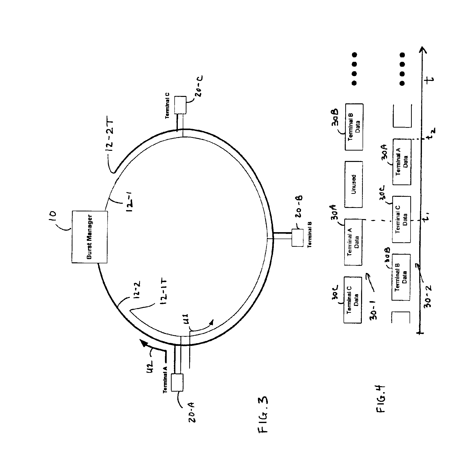 Method and apparatus for redundant transmission over TDMA optical networks