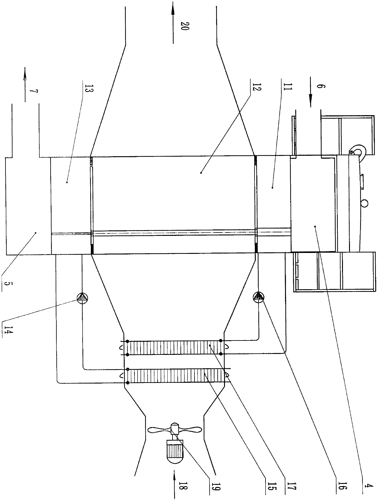 Modular heat exchange method and device particularly suitable for biomass combustion system