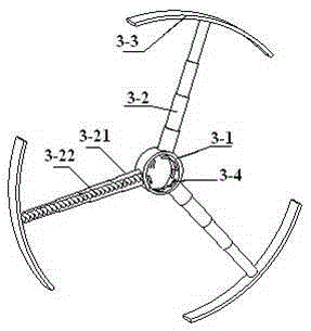 A rotary dredging device for anti-silting of pipelines