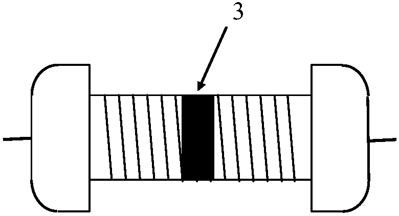 Preparation and coating method of a fuse for a wire-wound fuse resistor