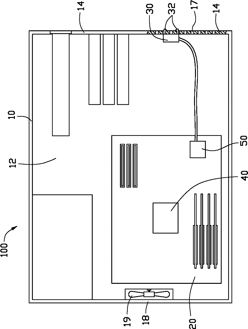 Computer equipment with automatic dust removal function