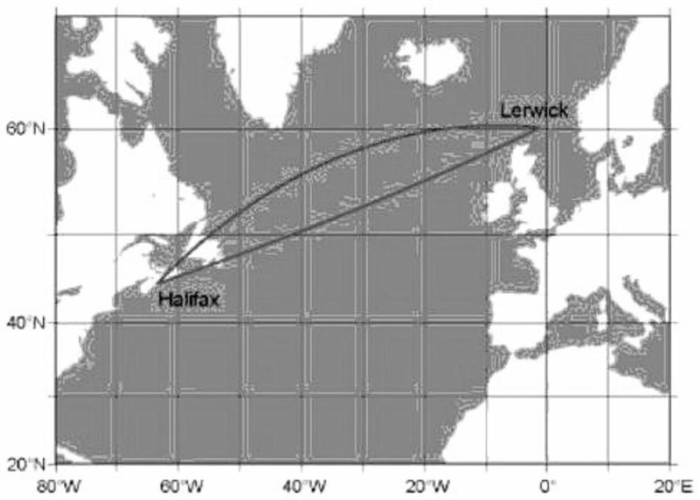 Geodetic Interpolation Method Constrained by Azimuth Arch Height Limit Difference Based on Mercator Projection