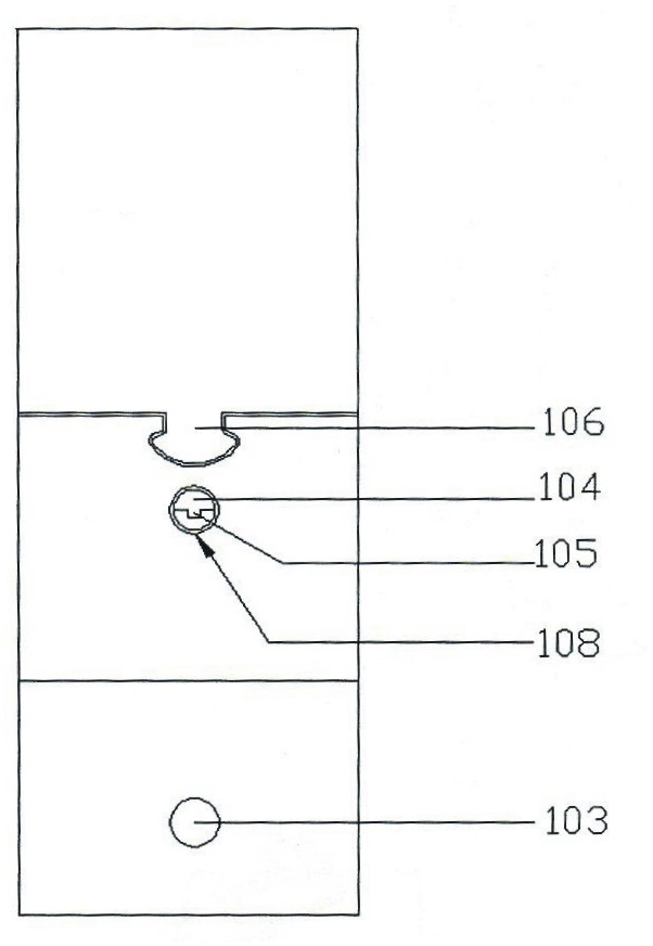 Pincerlike connection device