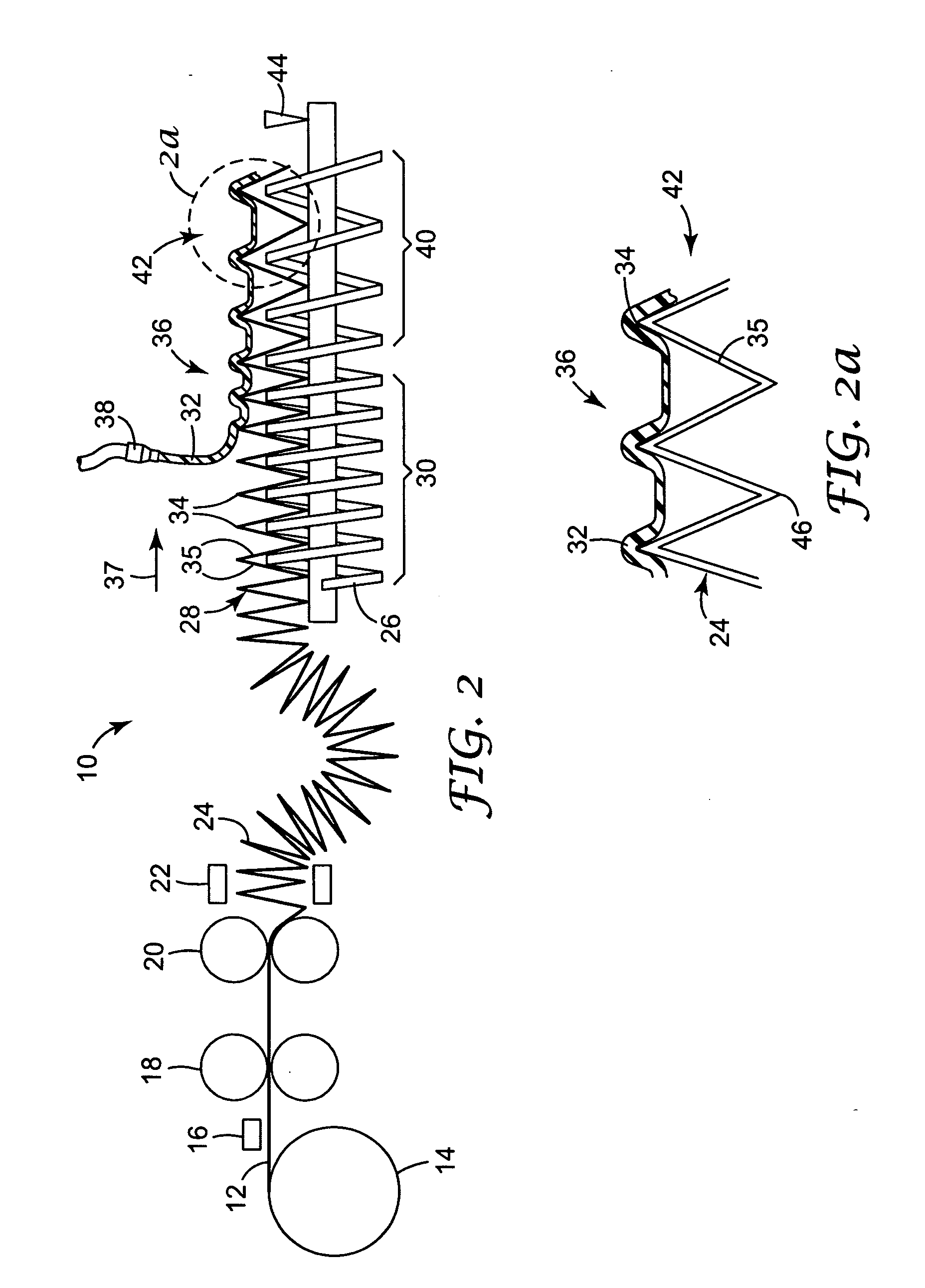 Method of forming self-supporting pleated filter media