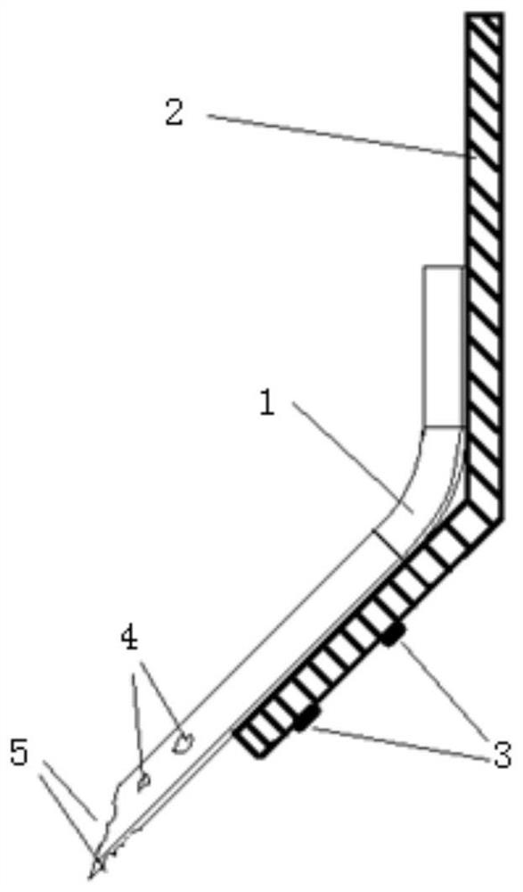 Hardfacing electrode for shielded metal arc welding for repair of deep-sea trenching plough, and preparation method and use method thereof