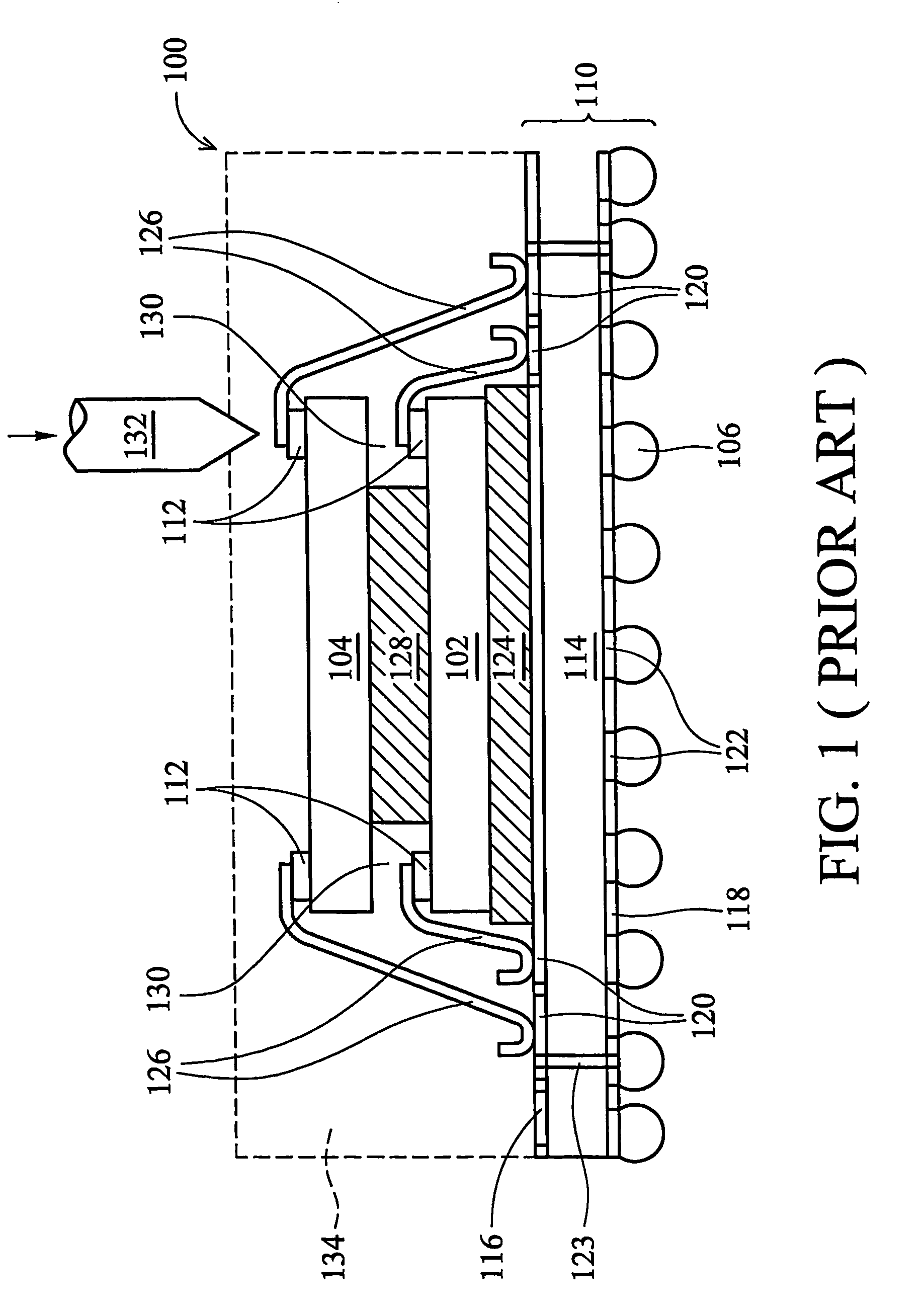 Overhang support for a stacked semiconductor device, and method of forming thereof