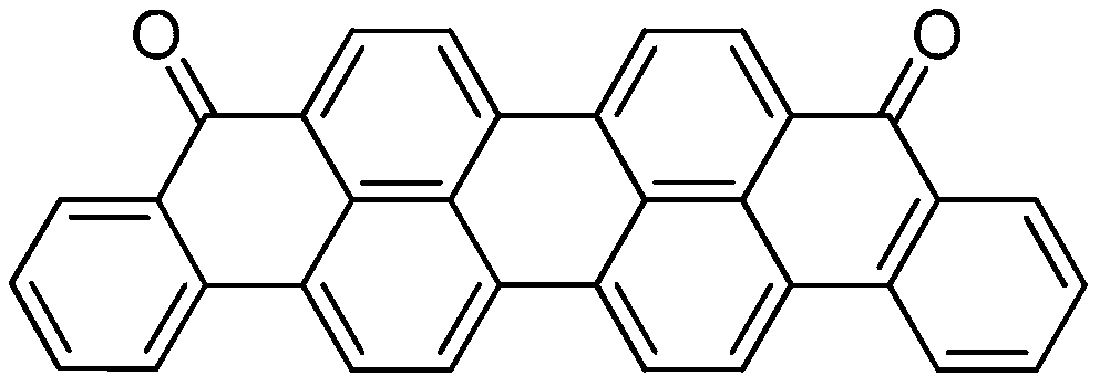 Industrial production method of vat dark blue BO