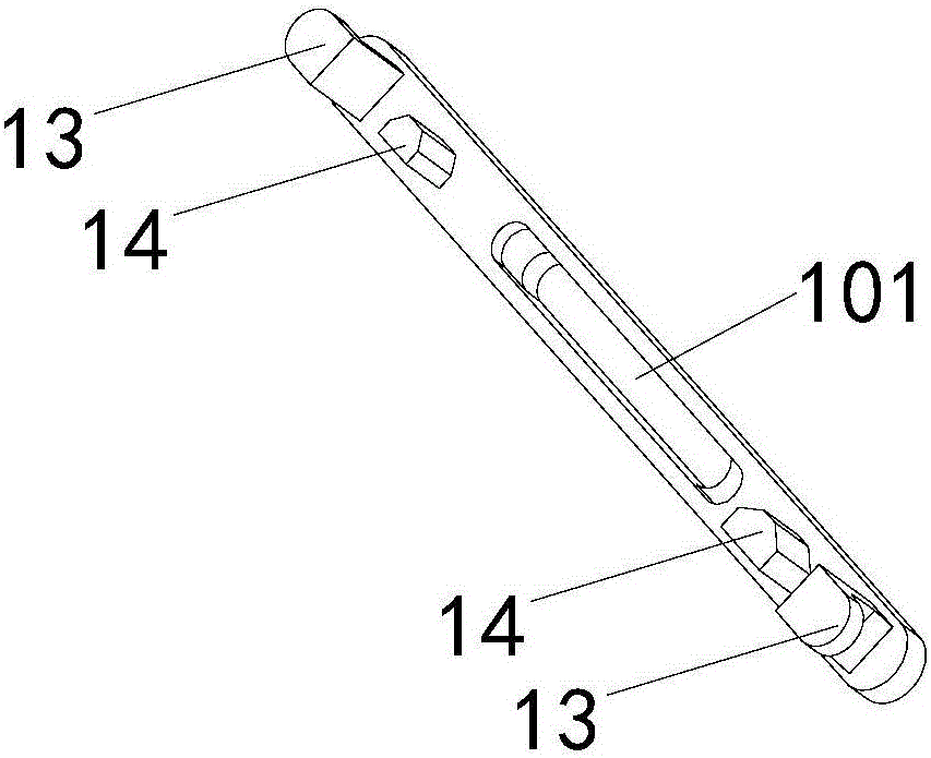 Mobile terminal button structure, mobile terminal and mobile terminal control method