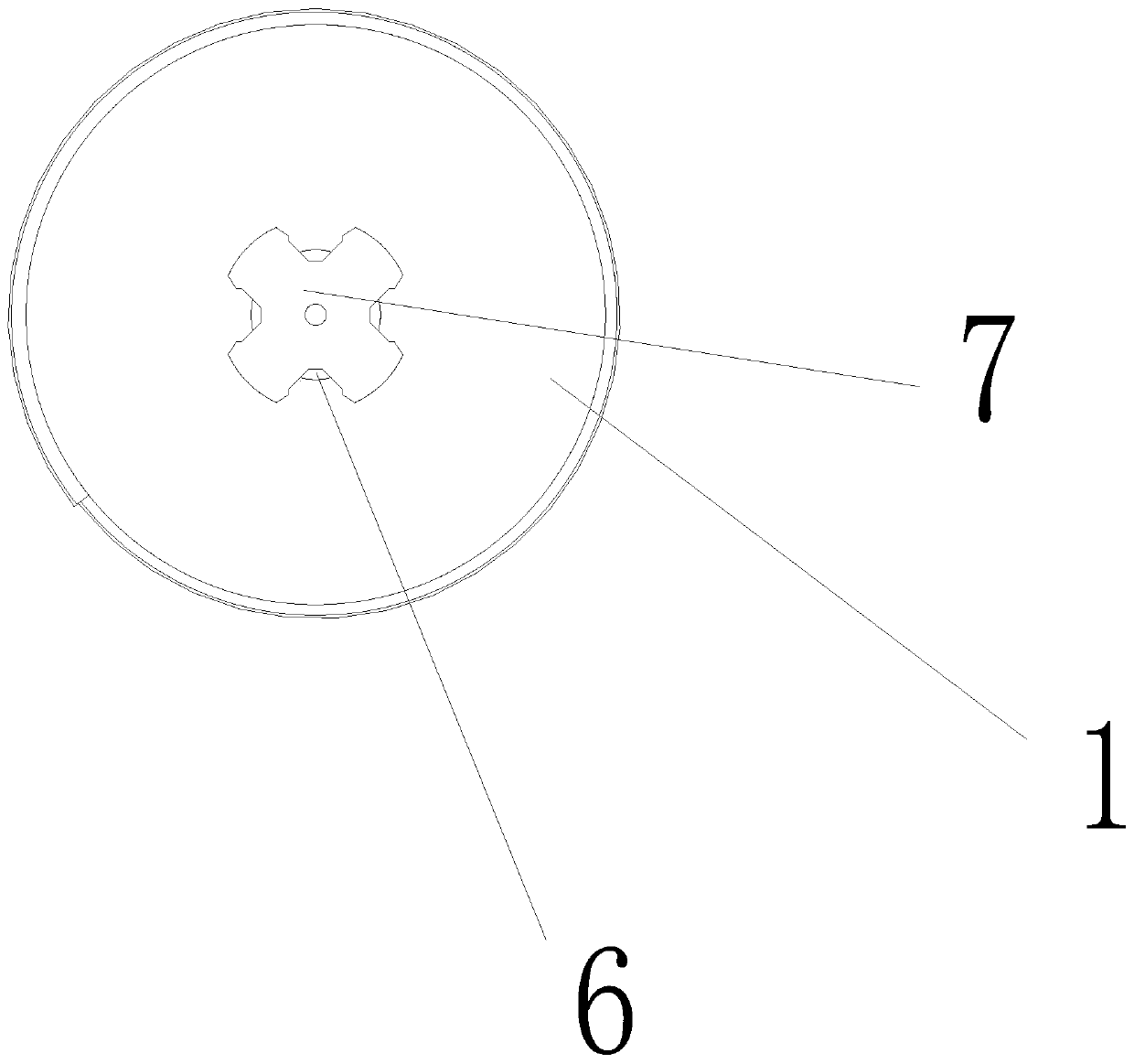 Portable lamp mounting screw