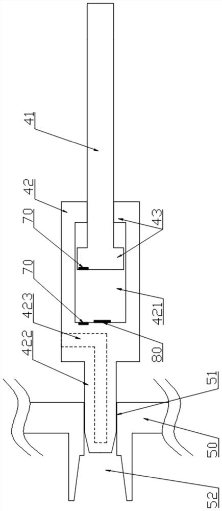 Extrusion pin mechanism