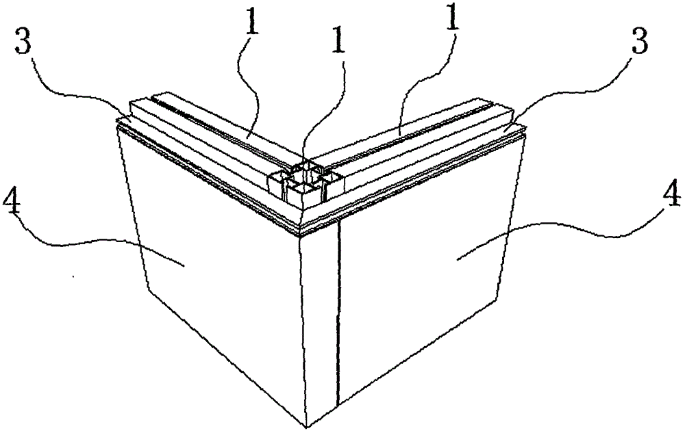 Cloth wall connecting assembly