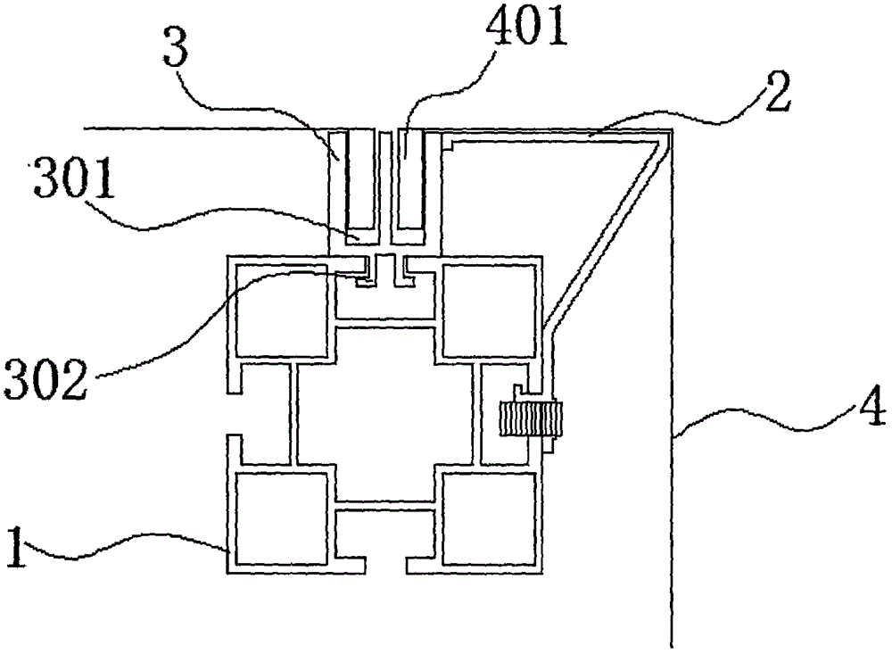 Cloth wall connecting assembly