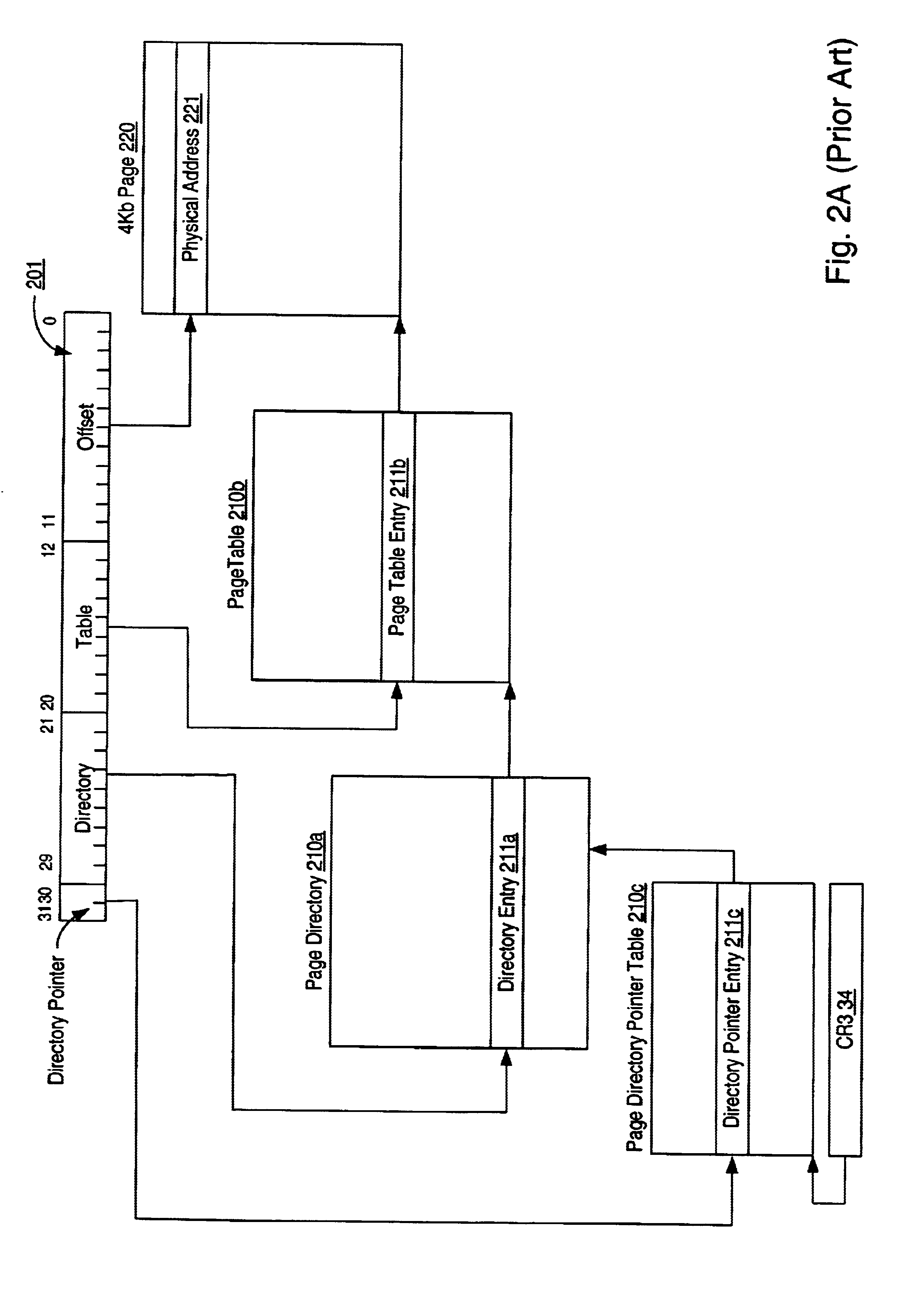 Processor including a translation unit for selectively translating virtual addresses of different sizes using a plurality of paging tables and mapping mechanisms