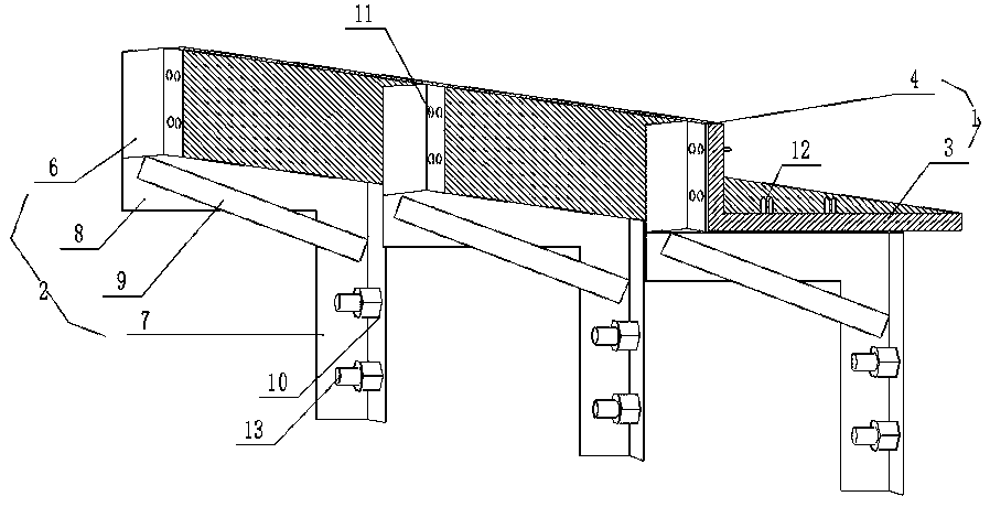 Template positioning tool and method for external wall concrete cornice pouring