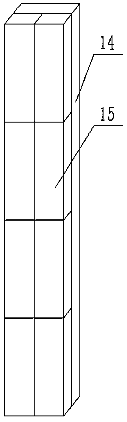Template positioning tool and method for external wall concrete cornice pouring
