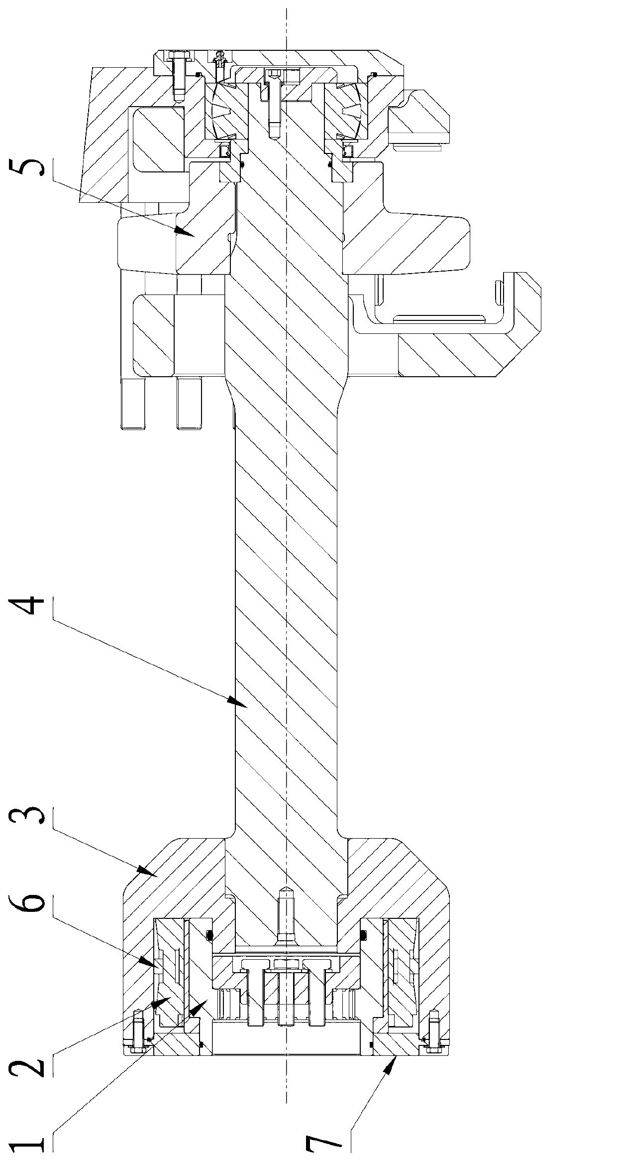 Coal mining machine and travel unit overload protective device thereof