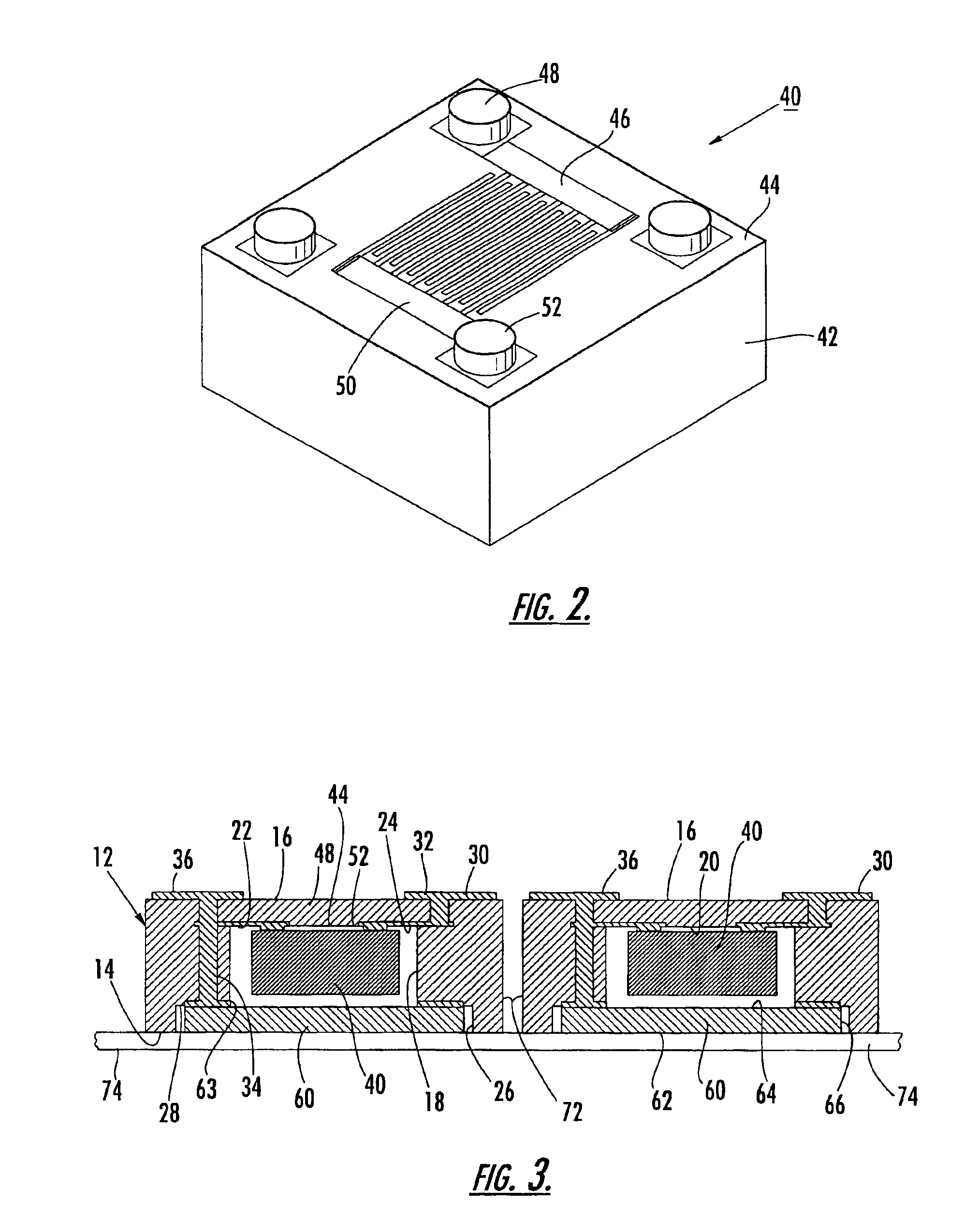 Method for array processing of surface acoustic wave devices